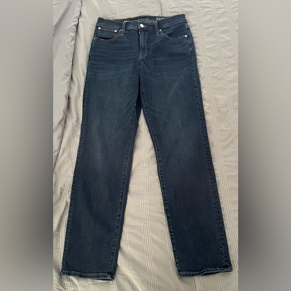 JCrew Slim Straight Jean, worn/washed once - like NEW, size 28T - Picture 2 of 3